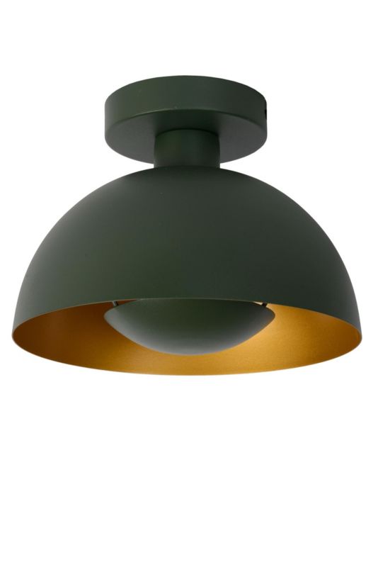 Lampa sufitowa wisząca Lucide Siemon 1712 zielono-złota szerokość 25 cm 1xE27 x 40W 1 szt.