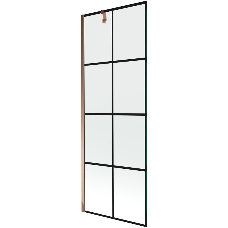 Parawan nawannowy Mexen Next czarny wzór 70x150 cm 895-070-000-00-77-60 1 szt.