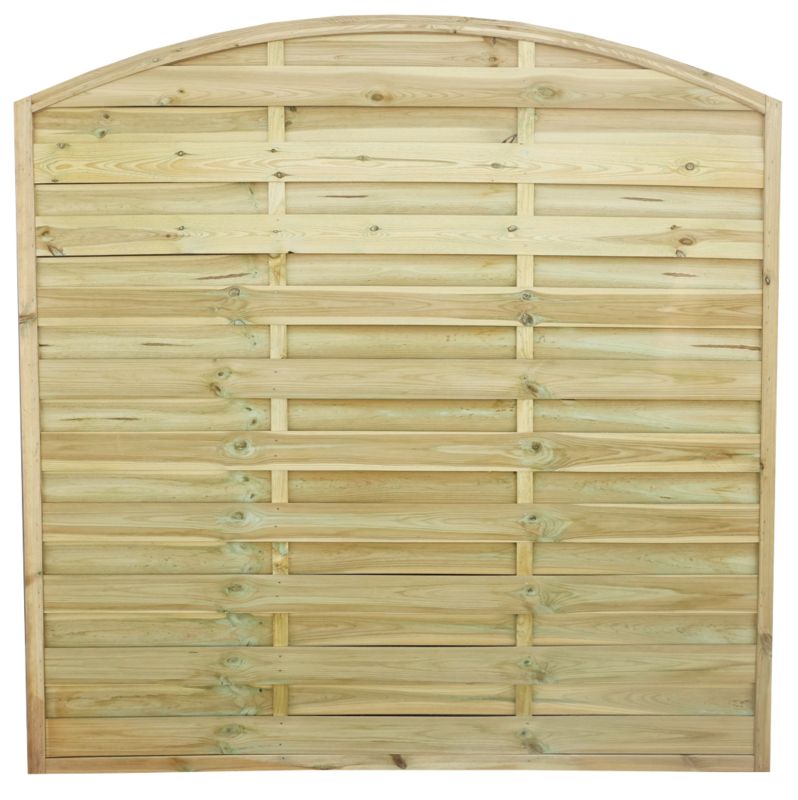 Płot lamelowy PO łuk Roma 180x180/160 cm 1szt.