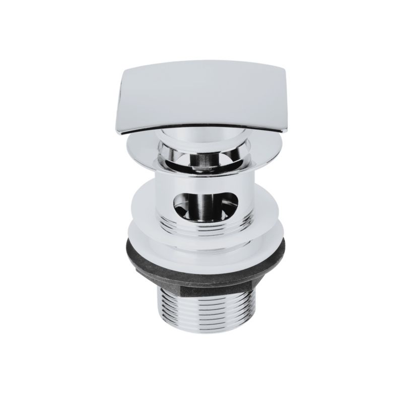 Korek umywalkowy klik-klak Flomasta kwadratowy z przelewem