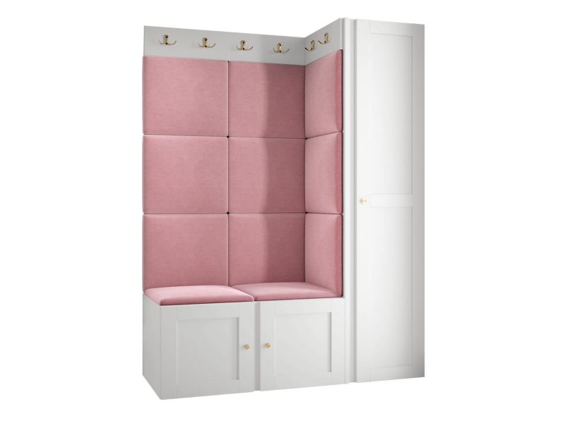 Zestaw MIRJAN 24 Orion Ramiro IX biały + różowy 1 kpl.