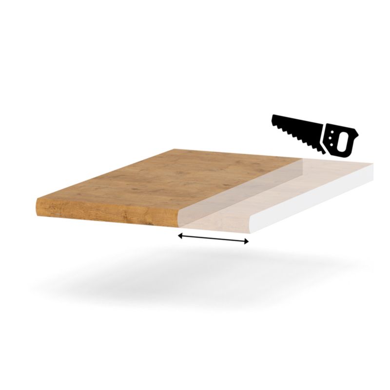 Blat Kuchenny Hurtownia-Mebli 28mm Blande 20-29 29cm Dąb Lancelot 29x60x cm 1szt.