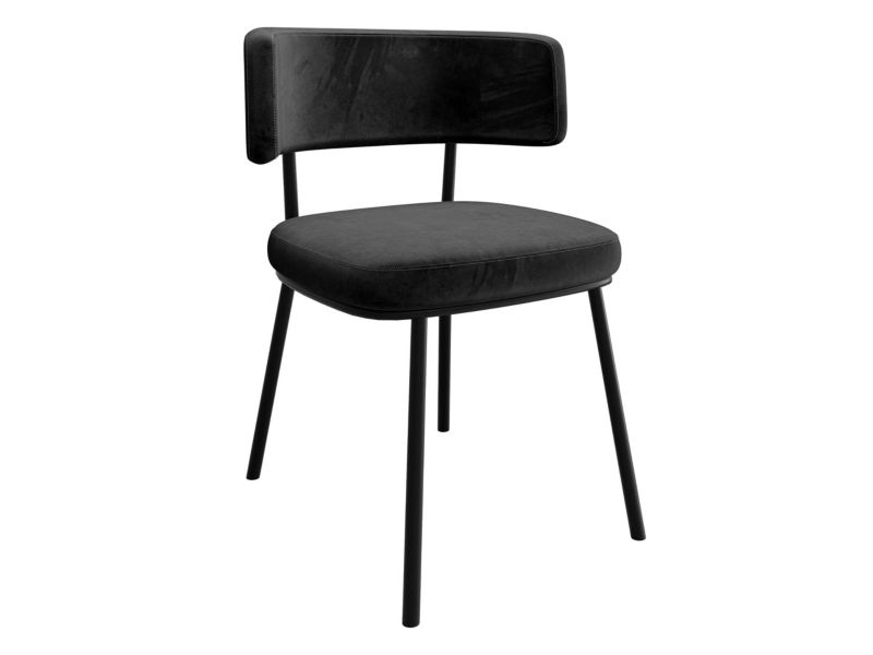 Krzesło MIRJAN 24 tapicerowane Iga czarny 1 szt.