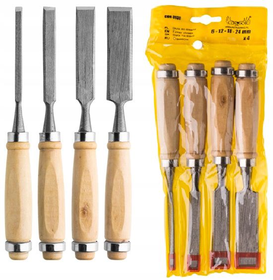 Zestaw Dłut FEINZ Do Drewna Stolarskie 4 szt.