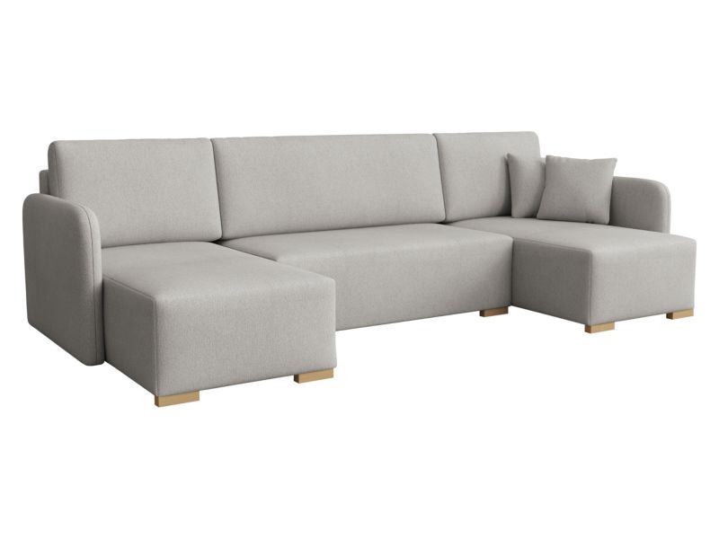 Narożnik z funkcją spania MIRJAN 24 Como U popielaty 1 szt.