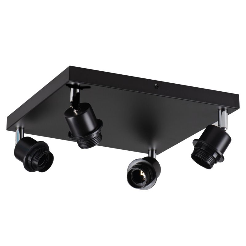 Lampa sufitowa LightLogic LL SPOT LAMP 04 B 31477 loft E27 oprawa natynkowa ścienna 1 szt.