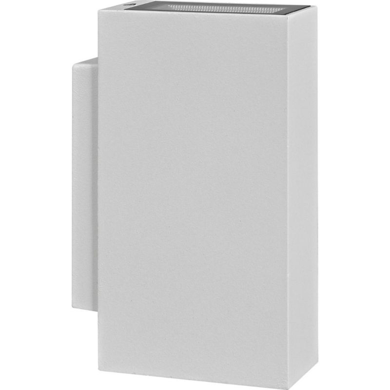 Kinkiet ścienny zewnętrzny Polux Orlean biały LED 5W 4000K 430lm (2 x 215lm - moduł LED) IP54 wym: 13 x 3,5 x 8,1 cm - 1 szt.