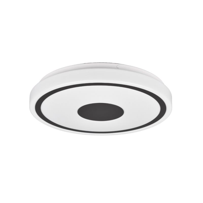 Plafon RL Bunda czarno-biały LED 16W 3000K 1900lm IP20 wym: 5 x 33 x 33 cm tworzywo sztuczne - 1 szt.