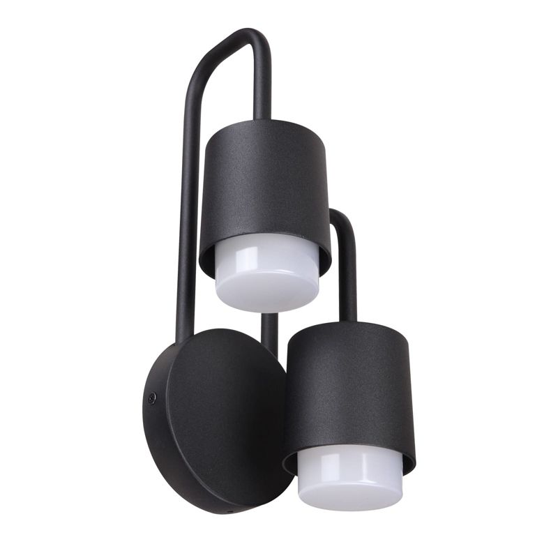 Kinkiet ścienny zewnętrzny Italux Sorano czarny LED 6W 3000K 1550lm IP44 wym: 32 x 15,7 x 13,2 cm aluminium - 1 szt.