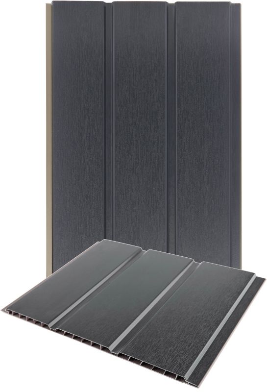 Podbitka komorowa Poliprofile 2700 x 300 mm grafitowa