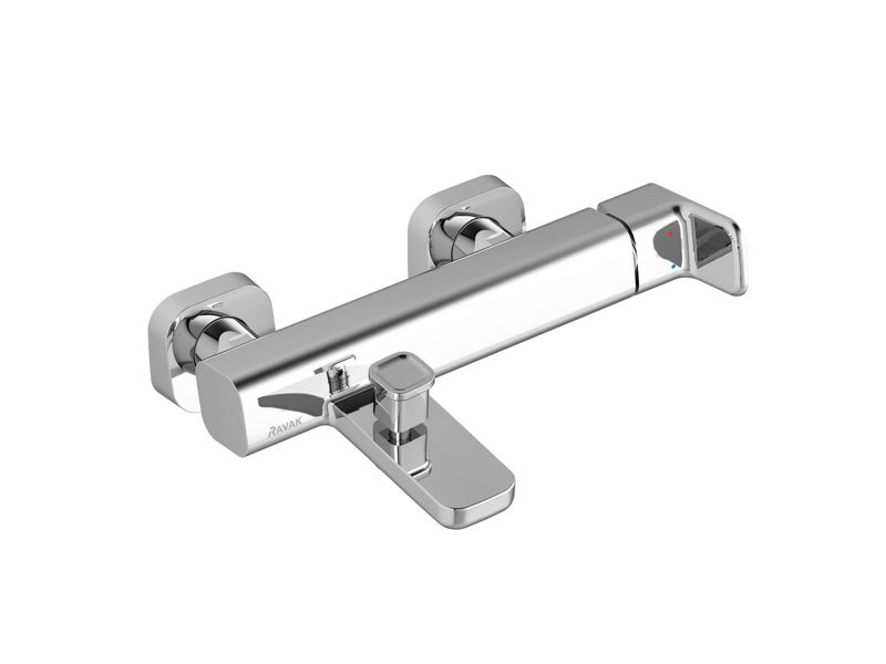 Bateria wannowa naścienna Ravak 10 TD 022.00CR chrom 1 szt