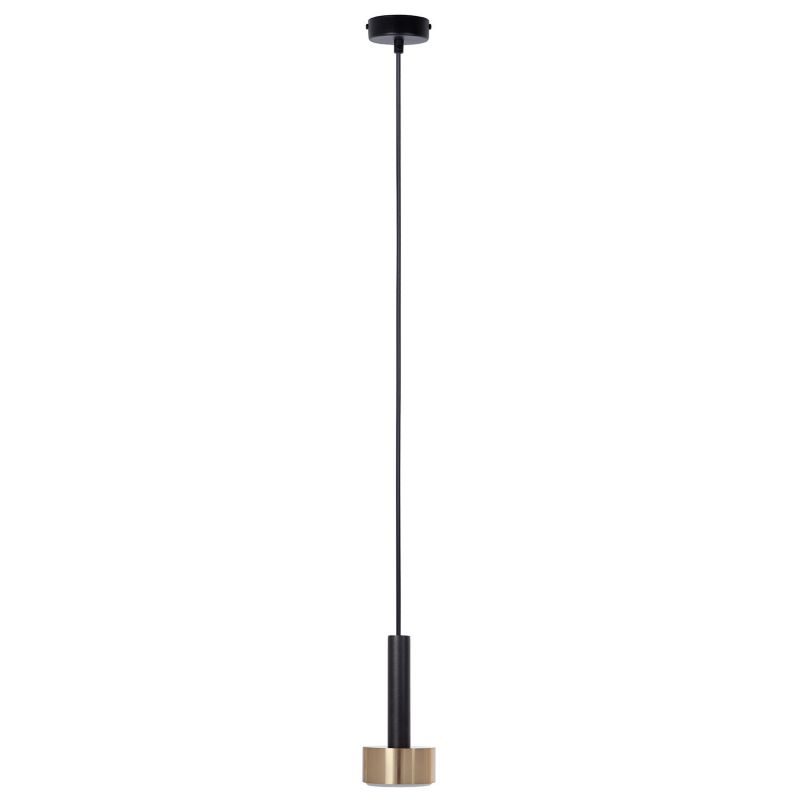 Lampa wisząca Sigma Lighting Stamp 6249 czarno-złota minimalistyczna 1xGX53 x 1 szt.