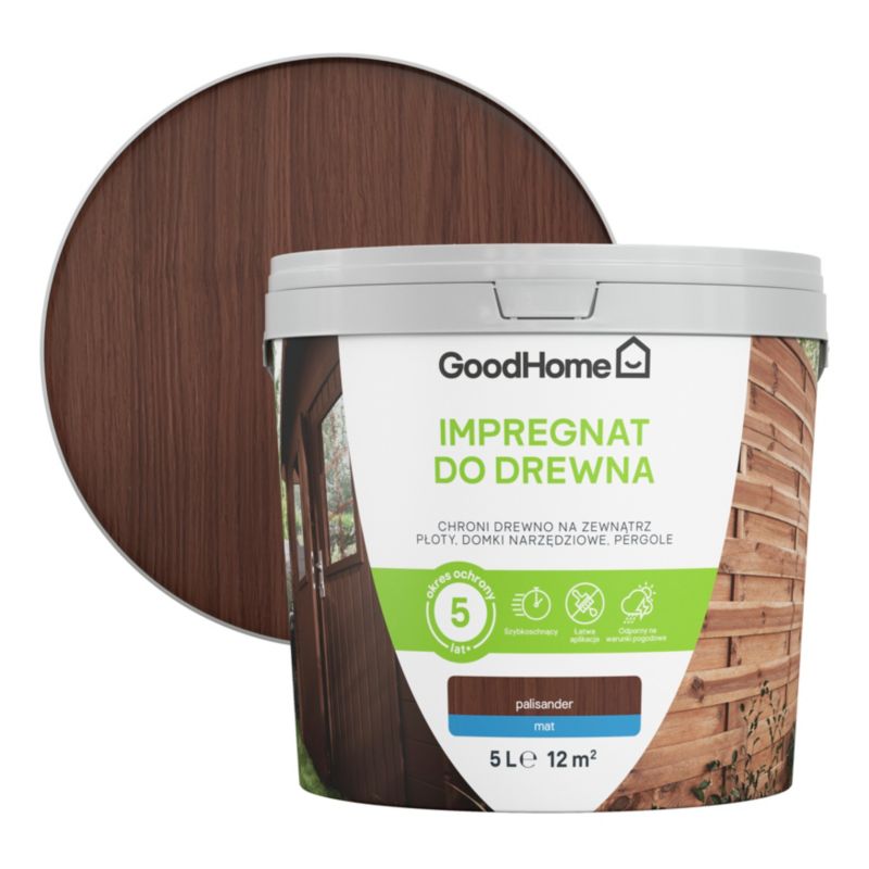 Impregnat do drewna GoodHome palisander 5 l