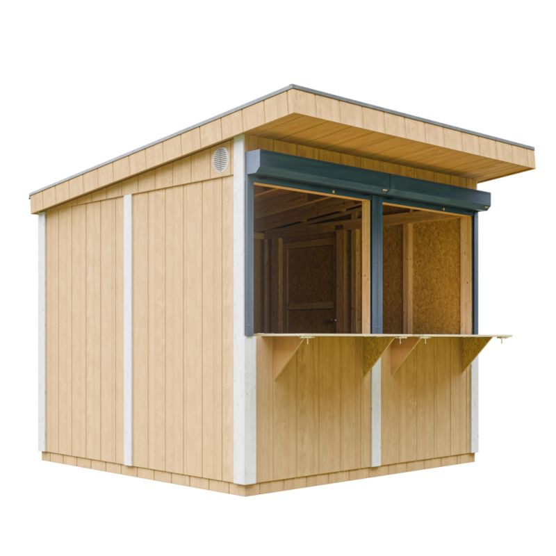 Kiosk drewniany LP SmartSide TIMBELA M950-HARVEST HONEY 5,9 m² Stoisko ogrodowe 1 szt.