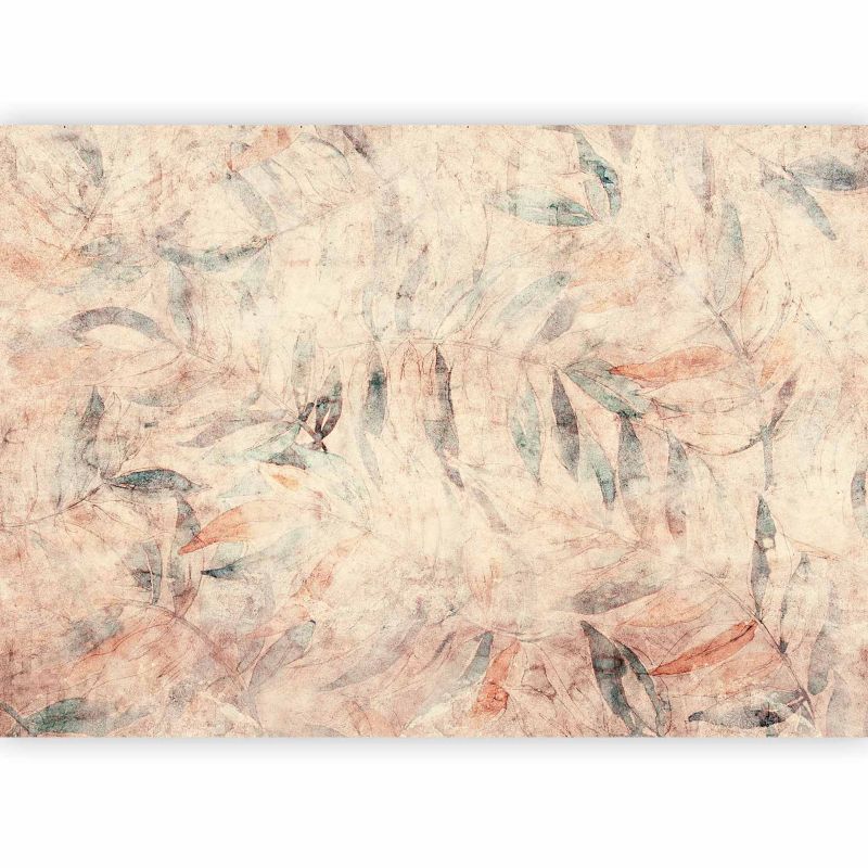 Fototapeta flizelinowa Premium Artgeist 155g/m2 Liście beżowa 300x210 (6 części) 10166ab rolka 1 szt