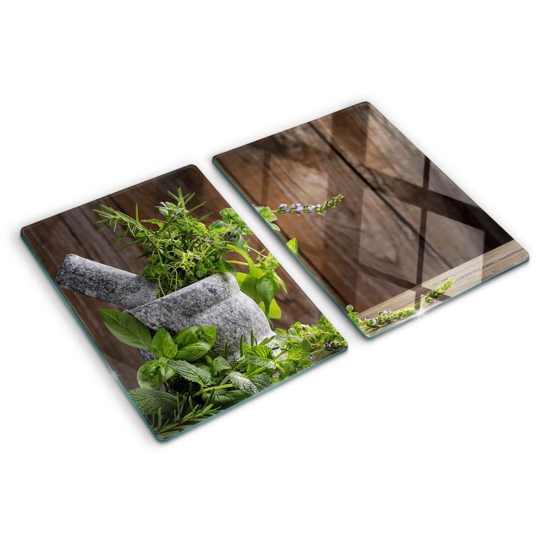 Deska szklana Tulup 2x40x52 cm Zioła w Kamieniu 1 szt.