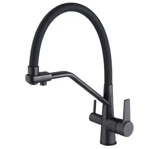 Bateria kuchenna Domotechnika z wyciąganą wylewką i z dodatkową wylewką do filtra wody 1szt