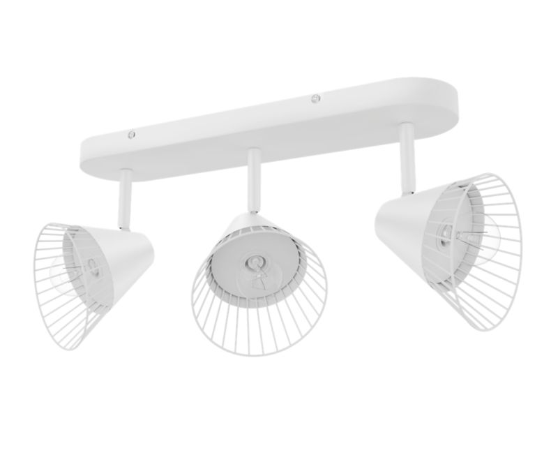 Spot listwa GoodHome Tsolma 3-punktowy E14 biały