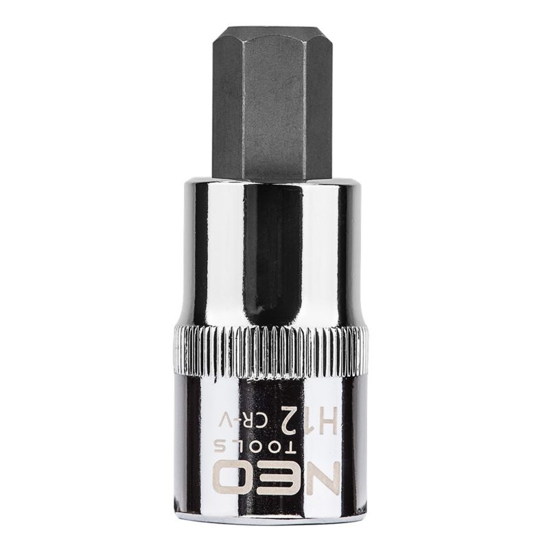 Końcówka sześciokątna na nasadce 1/2" NEO TOOLS H12 1 szt.