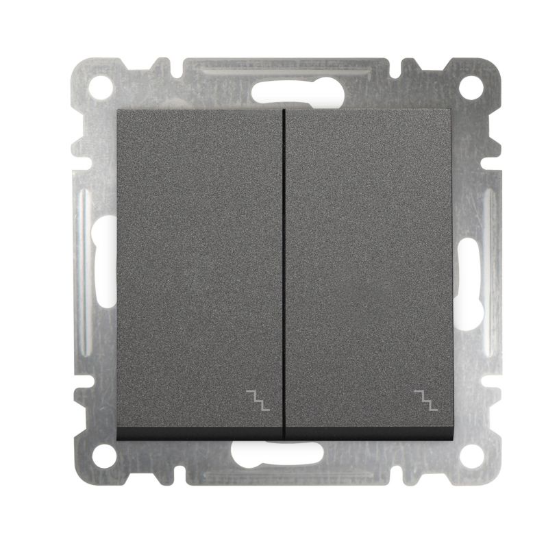 Łącznik schodowy podwójny Makel Karea antracyt