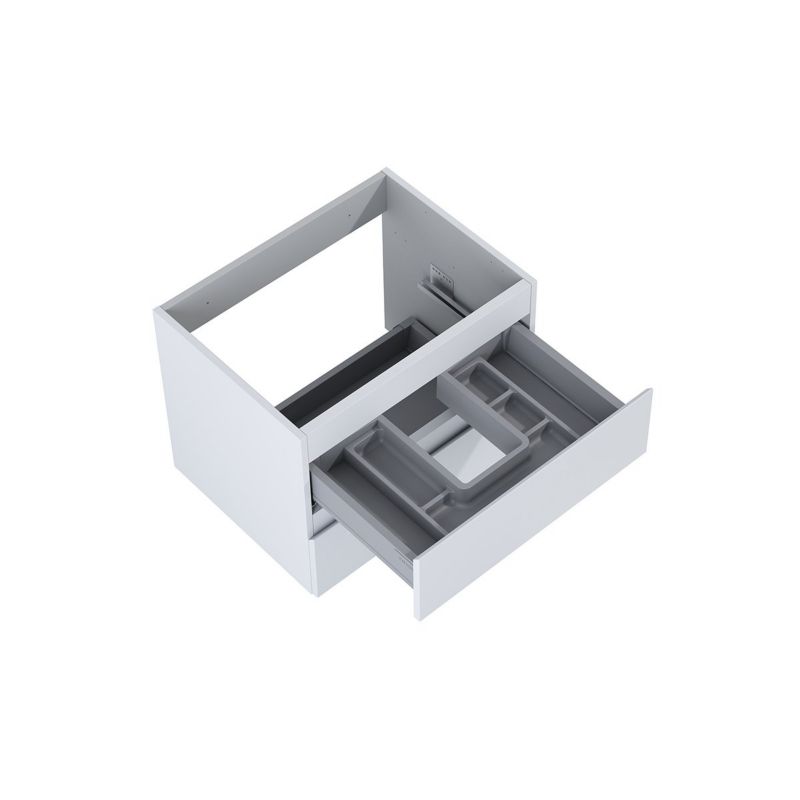 Szafka podumywalkowa Oltens Vernal 60cm szary mat QuietClose 2 szuflady MDF 1 szt.