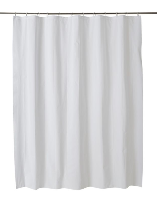 Zasłonka prysznicowa GoodHome Drina 180 x 200 cm biała