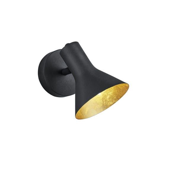 Lampa wisząca RL Nina złoto-czarna wym: 18,5 x 11 x 14 cm 1xE14 x 1 szt.