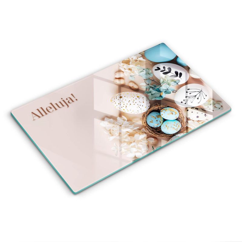 Szklana deska do krojenia Wallfluent 30x52 cm Wesołych Świąt - Alleluja 1 szt.