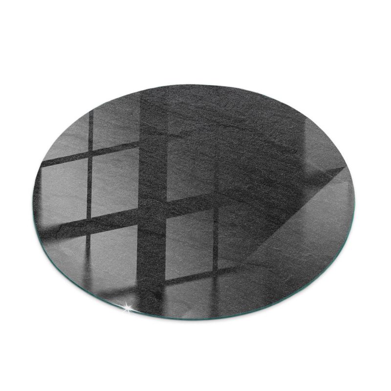 Blat szklany Tulup fi60 cm Tekstura kamienia naturalnego 1 szt.