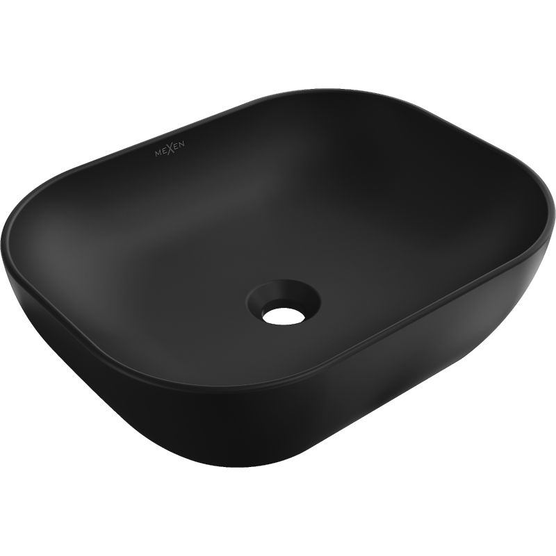 Umywalka nablatowa Mexen Rosa czarna 50x40 1 szt.