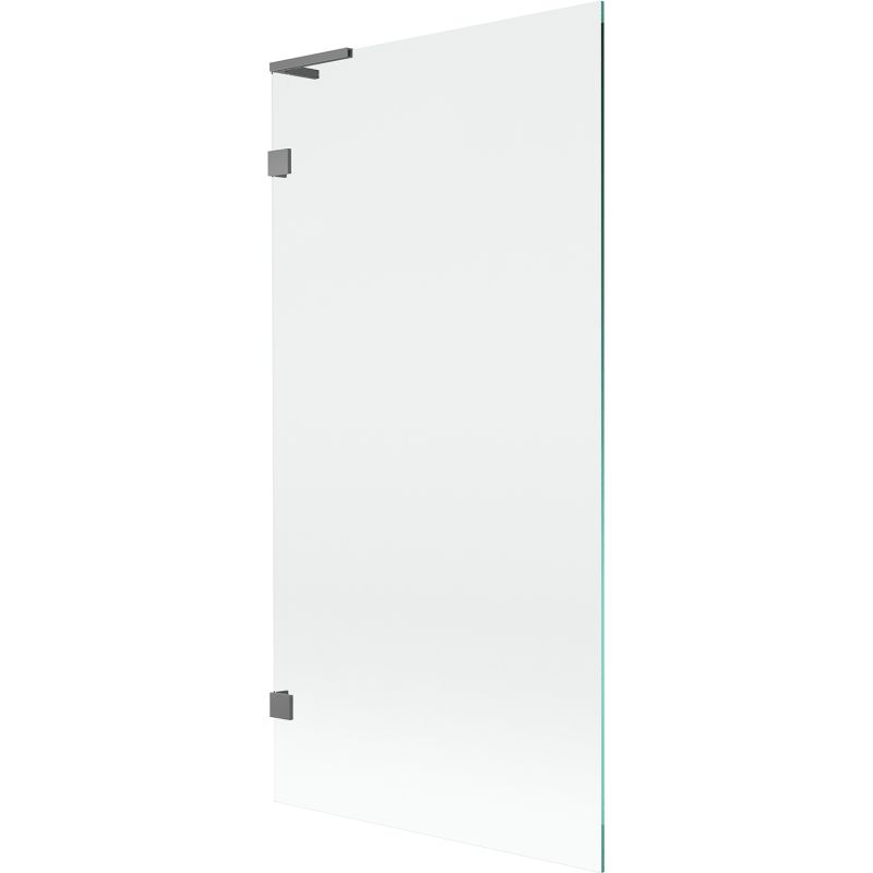 Parawan nawannowy Mexen Lunar L gun metal 90x150 cm 1-skrzydłowy 1 szt