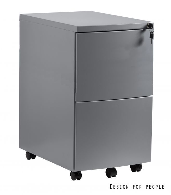 Kontenerek Unique biurowy RPH-02 srebrny 1 szt