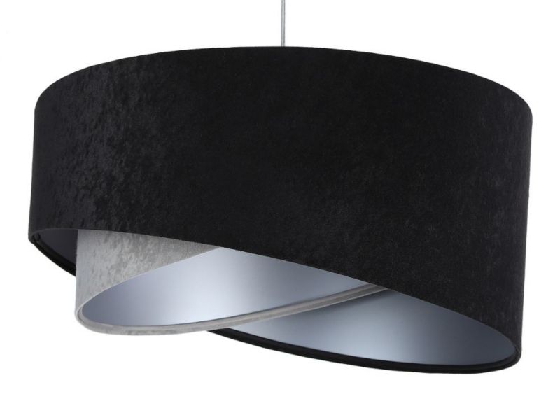 Lampa Bps Koncept wisząca SHAPELESS czarna/szara/srebrna 1 szt