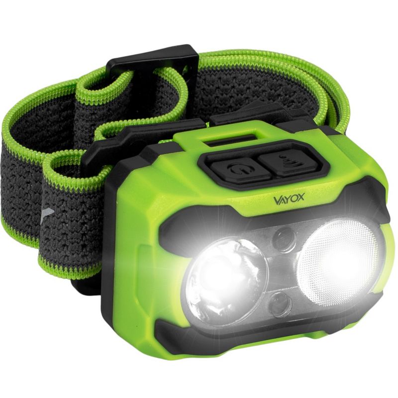 Latarka czołowa Vayox VA0361 akumulatorowa czujnik ruchu 600lm 1 szt.