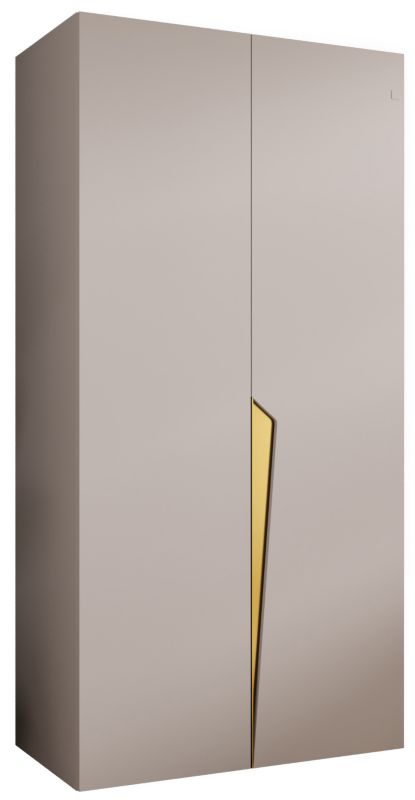 Szafa uchylna otwierana Abiks PIANO 1 100 wys 202 cm Kaszmir + Złoty 1 szt