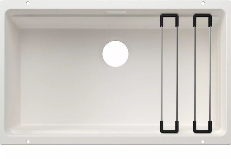 Zlewozmywak jednokomorowy Blanco Etagon 700-U 73x46 cm biały 1 szt.