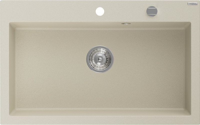 Zlewozmywak wpuszczany Mexen Elix beżowy 800 x 500 mm - 6527801005-69