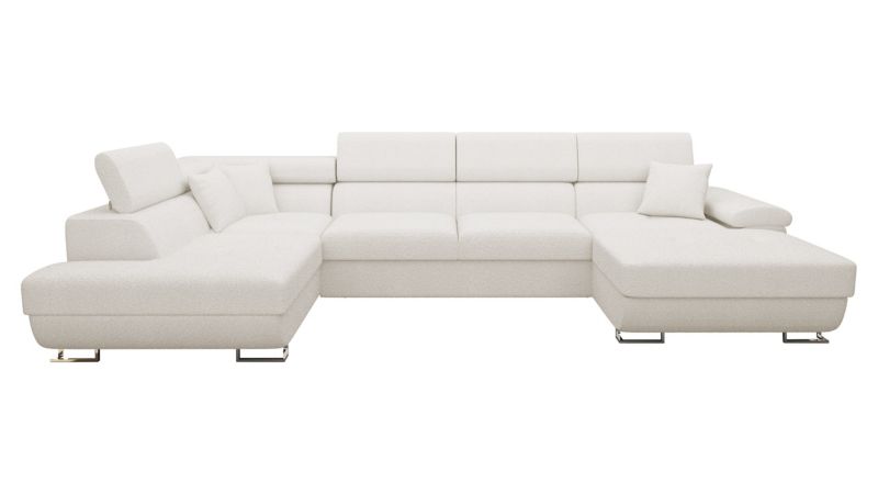 Narożnik z funkcją spania MIRJAN 24 Cotere Bis Premium lewy kremowa bukla 1 szt.