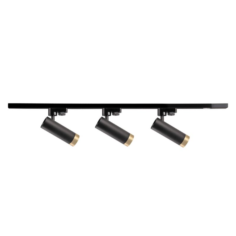 Zestaw szynowy FADO Sanico Goldlux 3xGU10 1-fazowy 2xm czarny/złoty IP20 1 szt.