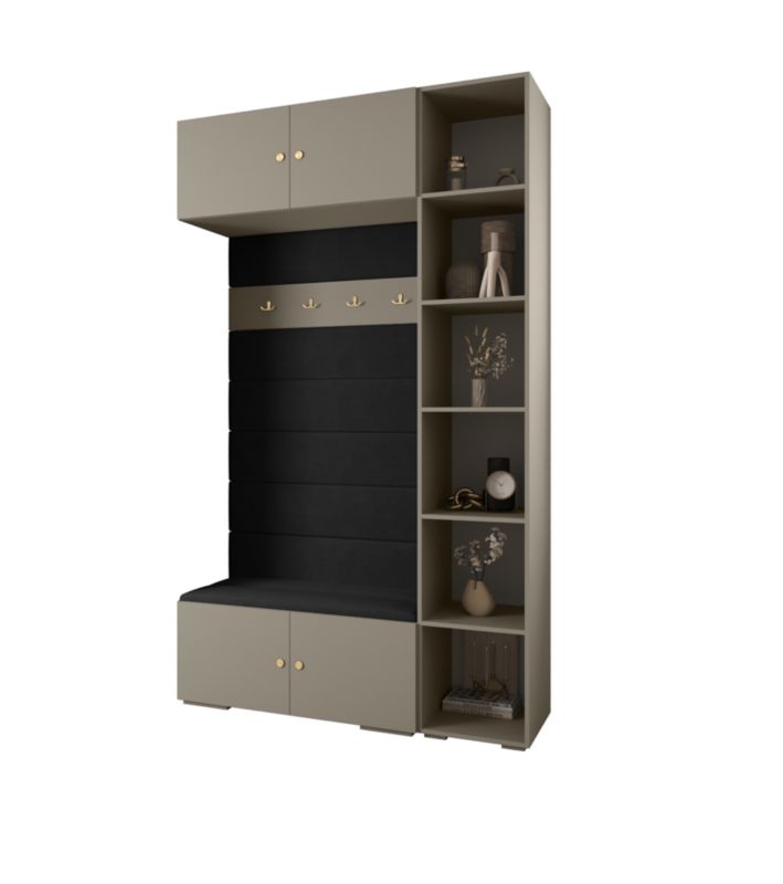 Garderoba do przedpokoju Abiks INOVA 2 Z20 kaszmir+złoty+manila18 1 szt.