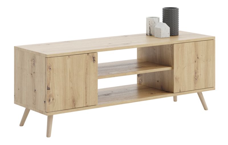 Szafka RTV Kobi Focus 135 cm Dąb artisan 1 szt.