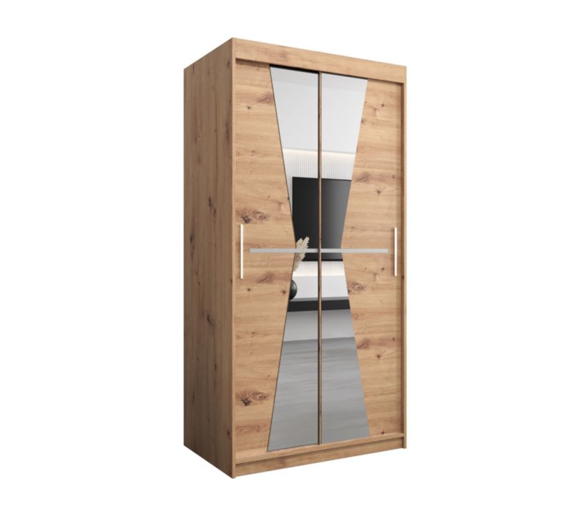 Szafa przesuwna Garderoba Abiks MAROKO 100 artisan/artisan 1 szt.