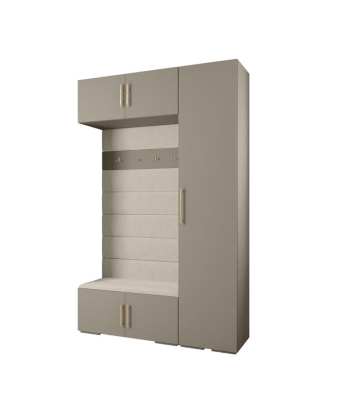 Garderoba do przedpokoju Abiks INOVA 3 Z19 kaszmir+złoty+manila02 1 szt.