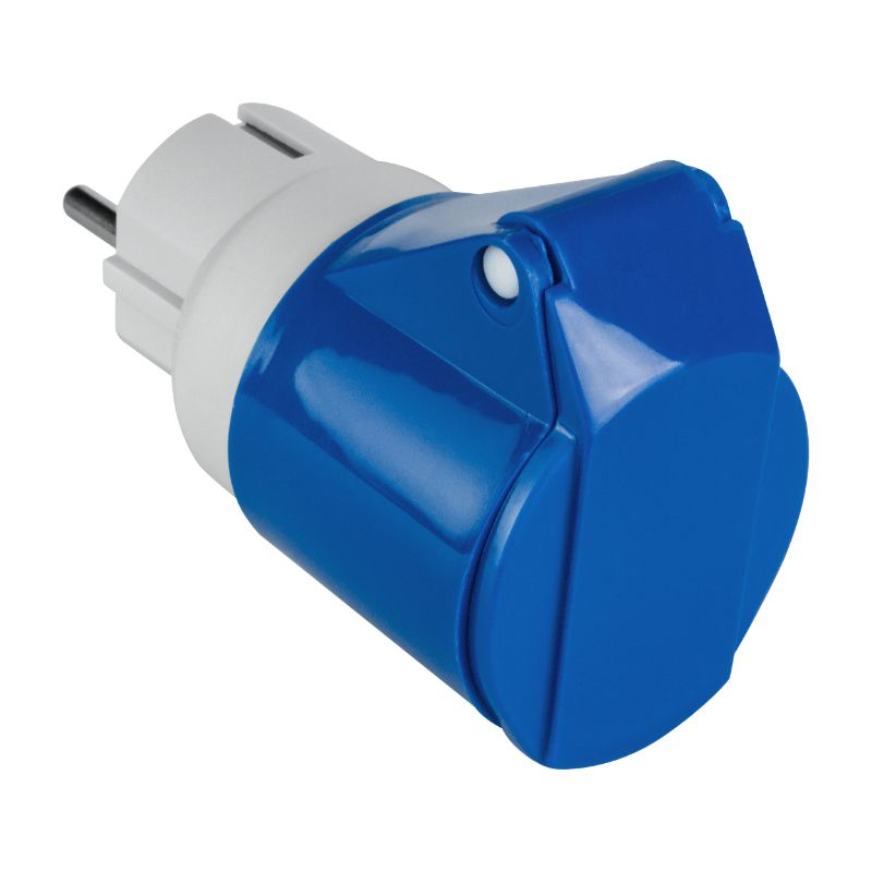 Adapter kempingowy, DPM, niebieski, 1szt