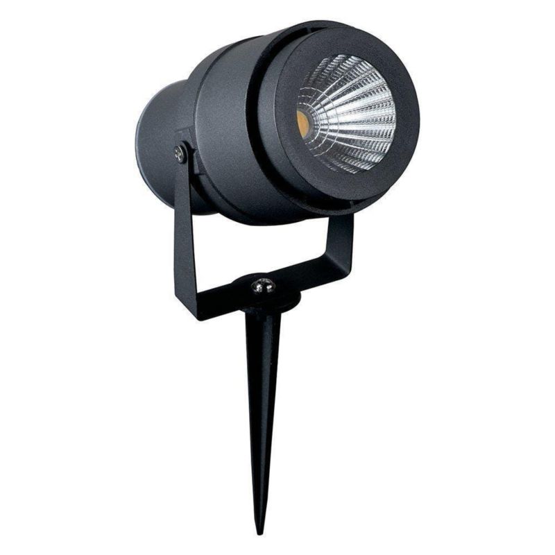 Lampa gruntowa wbijana V-TAC 857 czarna LED 12W Zielony 720lm IP65 wym: 25,5 x 7,3 cm aluminium - 1 szt.