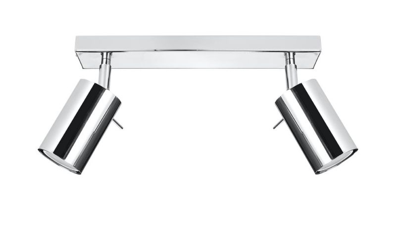 Spot oprawa sufitowa Sollux Lighting Ring chromowany 2 x GU10 x 40W IP20 wym: 30 x 30 cm - 1 szt.