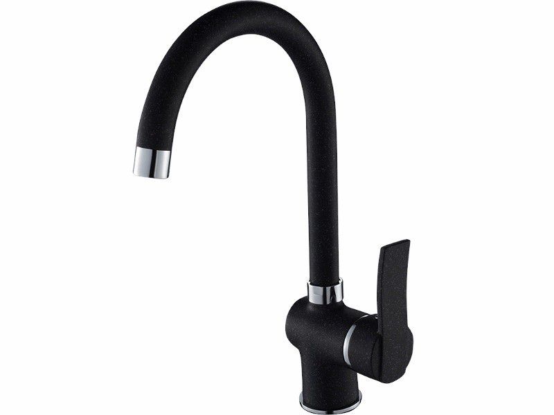 Bateria zlewozmywakowa Kuchinox Stojąca Madera Ruchoma wylewka U czarna 1 szt.