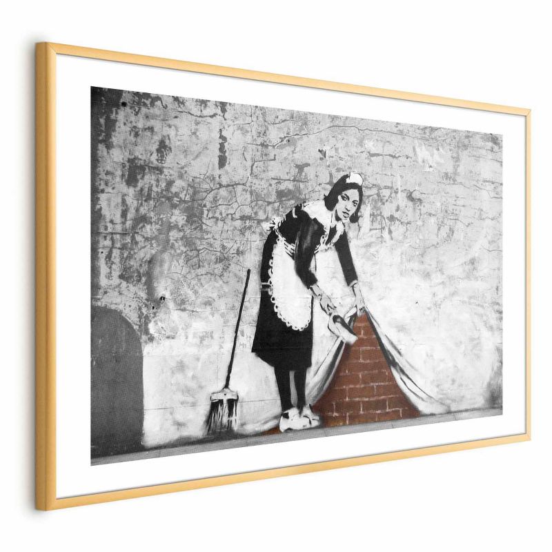 Plakat Artgeist Pokojówka 42x29,7 cm z ramą złotą 1 szt