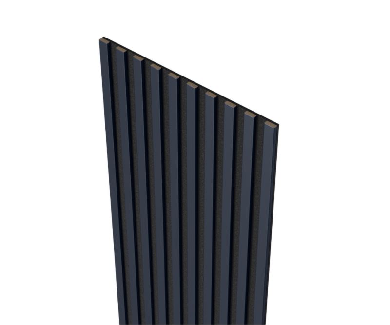 Lamele na czarnym filcu 26,5 x 275 cm Mebano PRO indigo blue 8 szt.