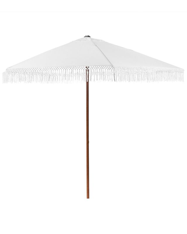 Parasol ogrodowy 258 cm Murasa Biały 1 szt.